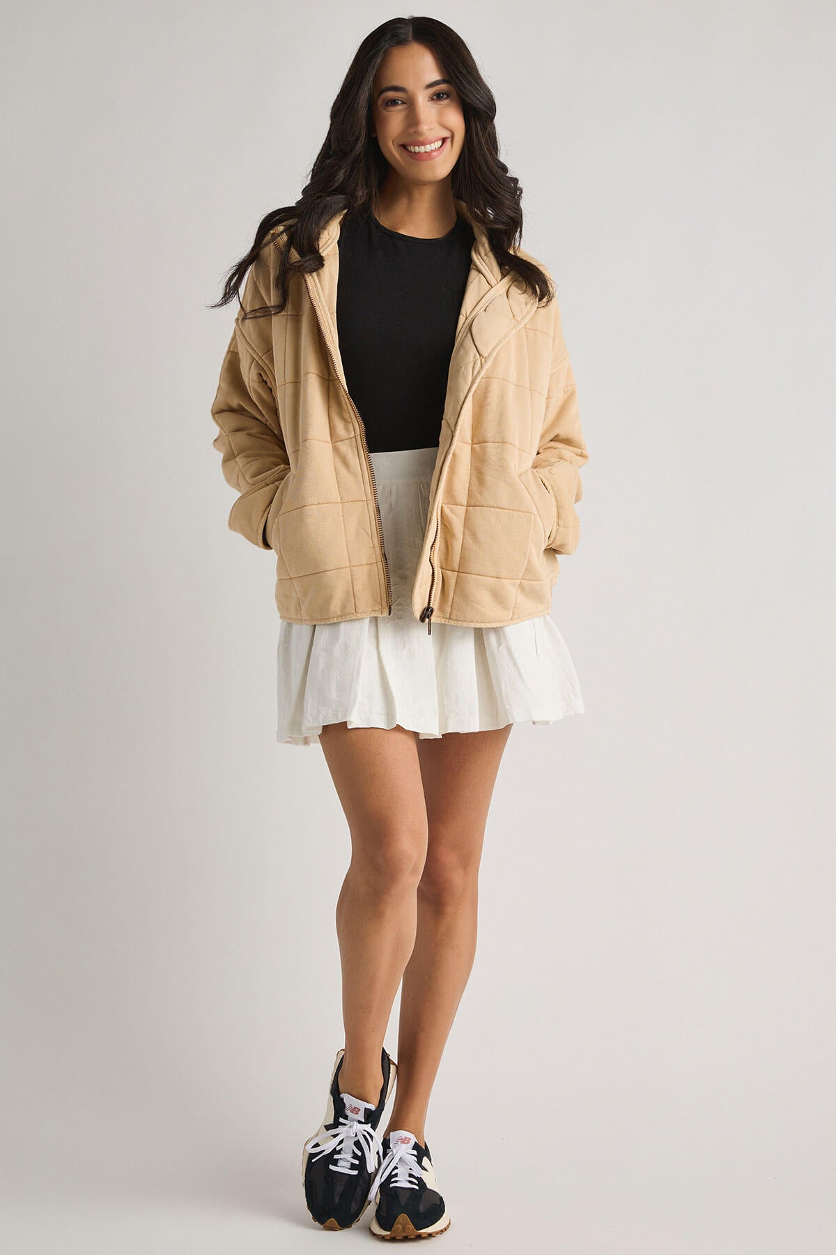 A-line Pleated Tennis Skirt