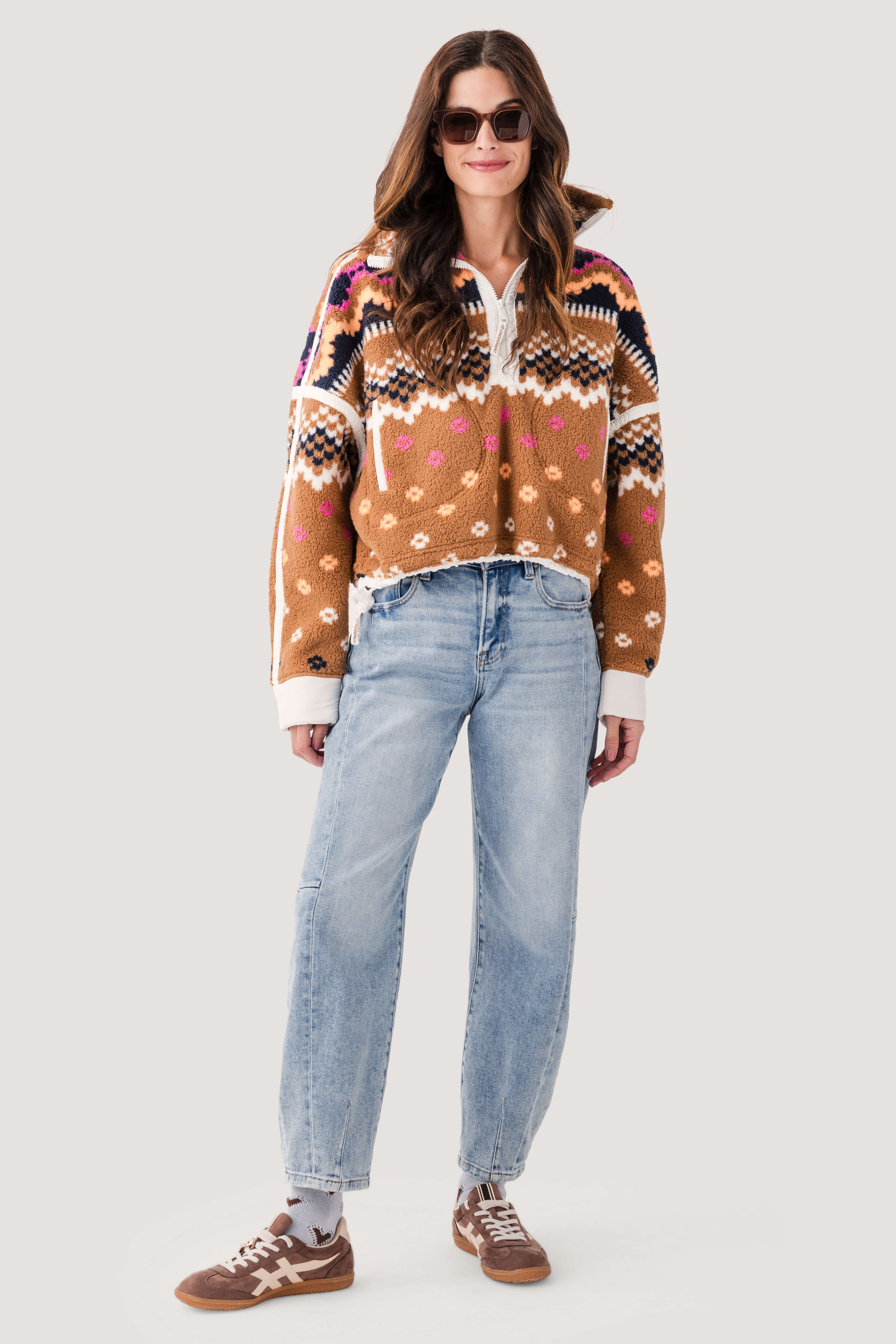 Cuffed High-rise Relaxed-fit Cropped Denim Jeans